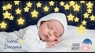 Relaxing Mozart Brahms Lullaby 😴 Baby Sleep Music 🌙 All Night Sleep 🎵 Sweet Dreams