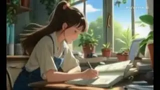 A Peaceful Morning 🌿 | Calm Student Life ✌️animation