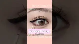 All around Cat&rsquo;s Eye Eyeliner (Hooded Eyes Friendly!!)🐈👁️ #douyin #eyeliner #eyemakeup