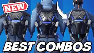 BEST COMBOS FOR *NEW* F.I.E.L.D. PACK BACKBLING (NICK FURY BUNDLE)! - Fortnite