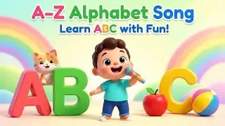 A&ndash;Z Alphabet Song | Learn ABC with a Cute Singing Kid | Nursery Rhymes for Kids