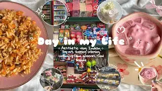Day in my Life ♡ | Aesthetic vlog 💌| shopping, cooking, café 🫧🍒 #minivlog #food #weeklyvlog #explore