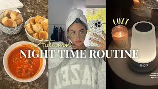 MY FALL NIGHT ROUTINE *cozy af* relaxing, journaling & self care ft. Loving Tan