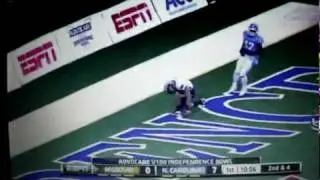 Tj Moe Trick Play Touchdown Pass To Wes Kemp vs. North Carolina