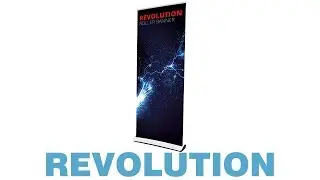 Revolution Roller Banner | Pull up Banner | injection moulded | Ultima displays Tv