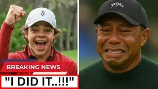 Charlie Woods JUST DID Something That Made Tiger Woods Cry! #golf #progolfer #sports