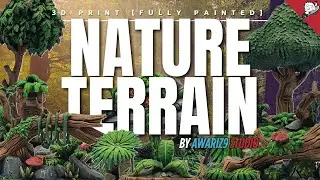 Nature Terrain 3D Print [Fully Painted]