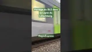 Passage d&rsquo;un UM2 Flirt Mika BLS vers Hohtenn.