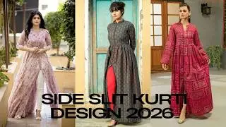 Side slit kurti design 2026 /Beautiful ideas design /Maria Liauqat dress design