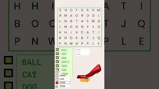 Word Search Wonders Educational Fun for Kids #shorts #preschool #wordpuzzle #kids