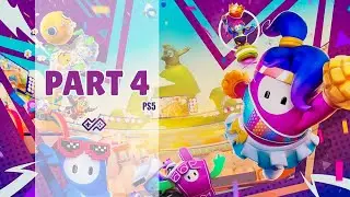 FALL GUYS (Season 1: Free To Play) Playthrough No Commentary - Part 4 [PS5]