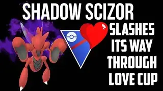 Shadow Scizor slashes its way through the love cup in a triple shadow team FT Slowbro & Magmortar