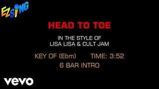 Lisa Lisa & Cult Jam - Head To Toe (Karaoke)