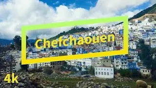[4K] Chefchaouen - Blue City of Morocco with Arabian Moroccan Music.