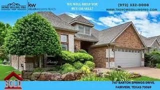 Home Closed Fairview Texas 75069 Heritage Ranch Addition 747 Barton Springs  Drive