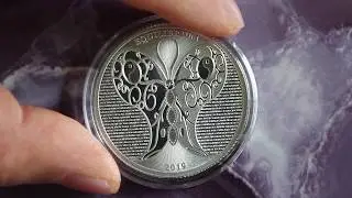 2019 Tokelau 1 oz Silver Equilibrium Butterfly Coin
