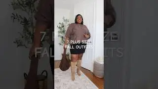 СЕМЬ ОСЕННИХ НАРЯДОВ PLUS SIZE | ОСЕННИЕ НАРЯДЫ PLUS SIZE #plussize #fallfashion