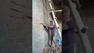 #wall cutting for home #pipelining #hiltitools #electrical #