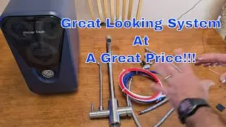 GlacierFresh Under sink Water Filter install and review.