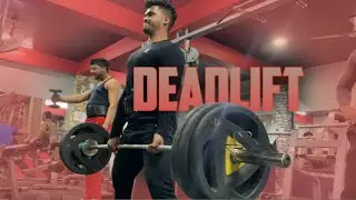 Deadlift & Supportive Muscles WorkOut || Powerlifting 🔥