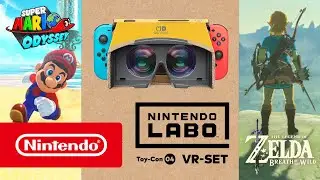 Super Mario Odyssey & The Legend of Zelda: Breath of the Wild &ndash; VR im Stil von Nintendo Labo!