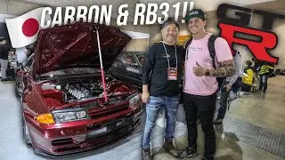 FINDING THE CRAZIEST GTR BUILDS AT TOKYO AUTO SALON! *GARAGE ACTIVE & TOP SECRET*