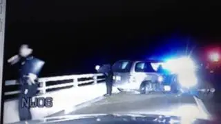 Michigan State Police trooper, suspect injured after fall from I-675 overpass in Saginaw County