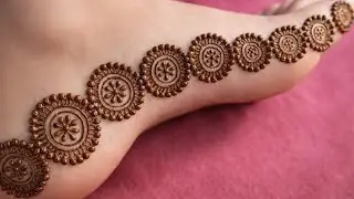 Very stylish feet mehndi design || mehndi design ||pair ki mehndi design