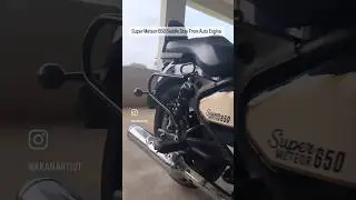 Royal Enfield Super Meteor 650 Saddle Stay From Auto Engina. #supermeteor650 #royalenfield #vlog