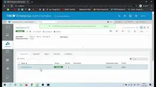 How to install, configure then deploy using BW application using TIBCO EnterpriseAdministrator (TEA)