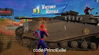 SEASON 2 TANK VICTORY ROYALE NO BUILDING! FORTNITE CHAPTER 3 SEASON 2 SQUAD PS5 4K GAMEPLAY!