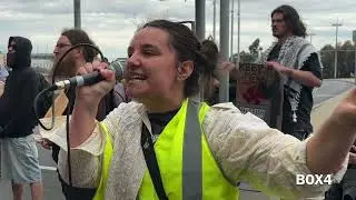 Counter-protest to Nationalist, anti-mass immigration rally