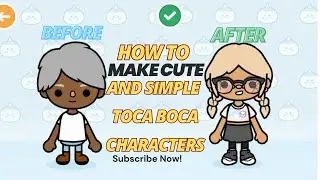 How to make cute and simple Toca Boca Characters