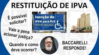 Restitui&ccedil;&atilde;o de IPVA - tem como pedir? Vale a pena tentar?