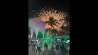 New Years Miami Beach #newyear2025 #clevelander #nightlife #miami #fireworkshorts