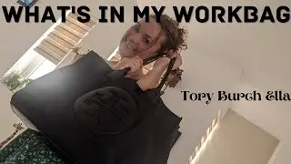 What's in my work bag - Tory Burch Ella Tote