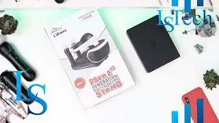 LIDIWEE 4 in 1 PSVR Charging Display Stand with PlayStation VR Storage Headset Holder, 2 PS Move Con