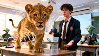 The Teacher Asked About Natural Weapons, Earth Lion Cub Extended Claws During Presentation | Story