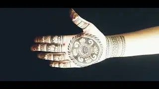 Mandala mehndi design# front hand mehndi design# circle mehndi# Reverse negative mehndi design