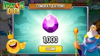 I got 1000 GEMS from Dragon City TV for Free 2020! 😍