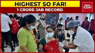 India Achieves Historic Vaccine Milestone, Administers Over 1 Crore Covid-19 Vaccines In A Day