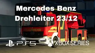 LS25 Mods (Ps5) Mercedes Benz Drehleiter 23/12  Modvorstellung (Ps5,Xbs,PC/Mac) Alle Plattformen 