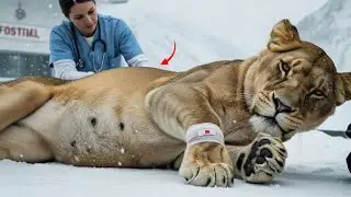 Pregnant Lioness Enters a Clinic Bleeding - Her Final Gift Left Nurses in Tears