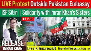 Live from outside Pakistan Embassy London  📱