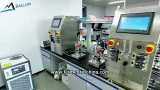 Bailun double 0.5L enzyme bioreactor glass laboratory fermenter BLBIO-GM #bioreactor #fermenter
