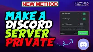 How to make a discord server private 2026