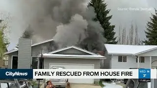 6 people rescued from a house fire in Millwoods
