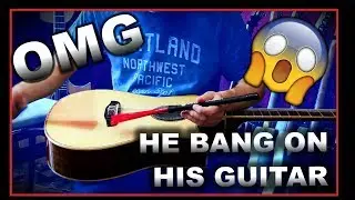 Footprints acustic percussion/slap guitar cover on Loopstation (HD) Julian Scarcella