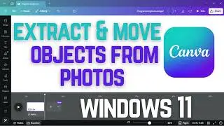 How to Extract & Move Objects from Images Using Canva AI | Remove & move elements from photos