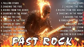🚀 Ultimate Fast Rock Playlist 2025 | Speed, Power & Intense Rock for Workouts & Gaming